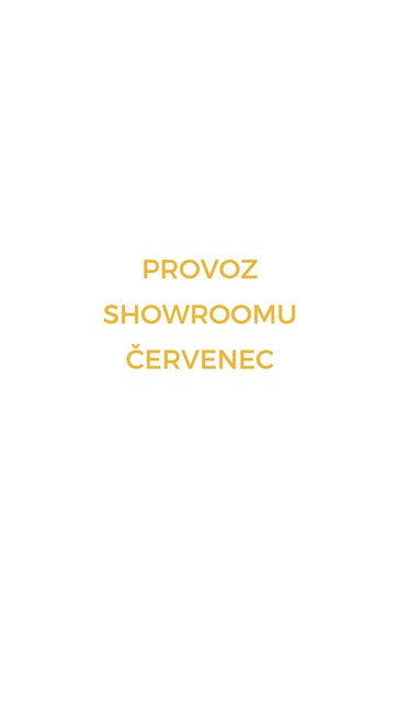 showroom ČERVENEC