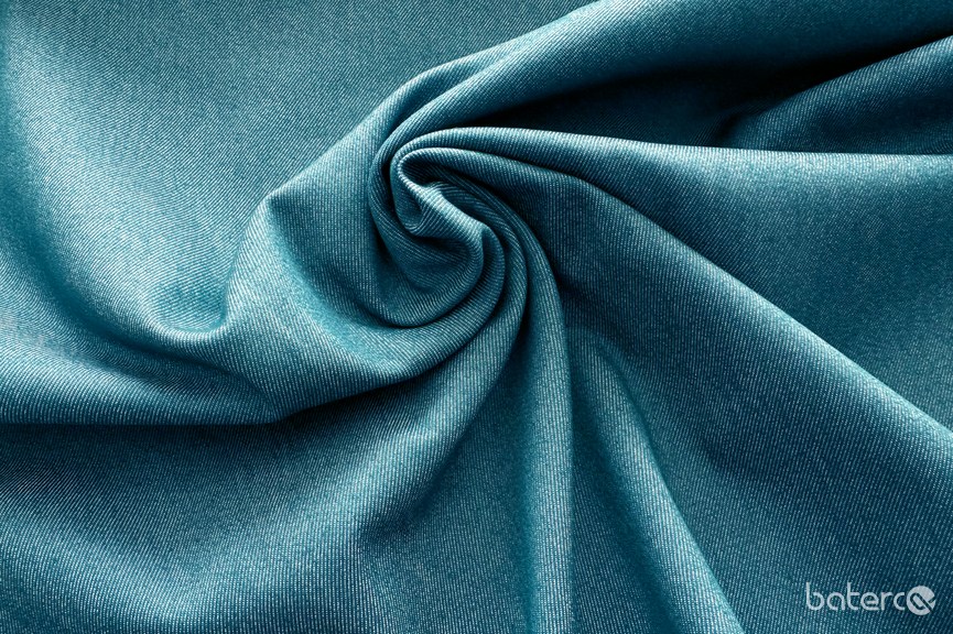#A70 Petrolejová džínovina /65% bavlna, 33% polyester, 2% elastan/