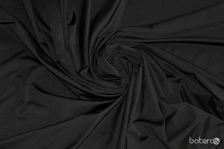 #18PJ Černý mat /92% Polyester, 8% Elastan/