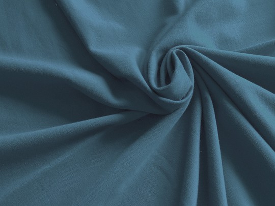 #28PJ Šedo-modrý úplet /GOTS 95% bavlna, 5% elastan/