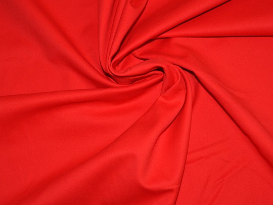 #7 Jasně červené broušené plátno /100% bavlna/