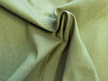 #52 Hráškově zelená džínovina /48% bavlna, 48% polyester, 4% spandex/