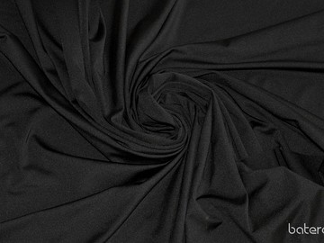 #36UJ Černý úplet /92% bavlna, 8% elastan/