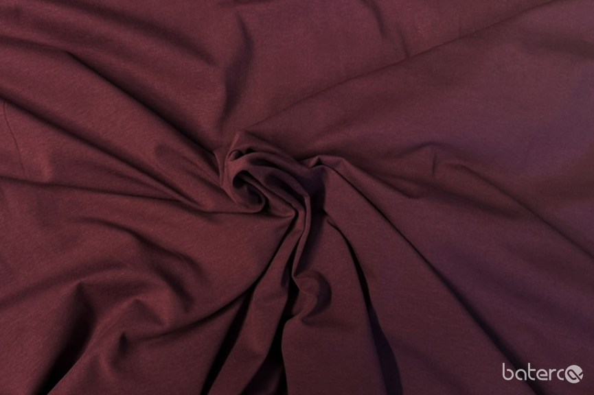 #6UJ Burgundy úplet /92% bavlna, 8% elastan/