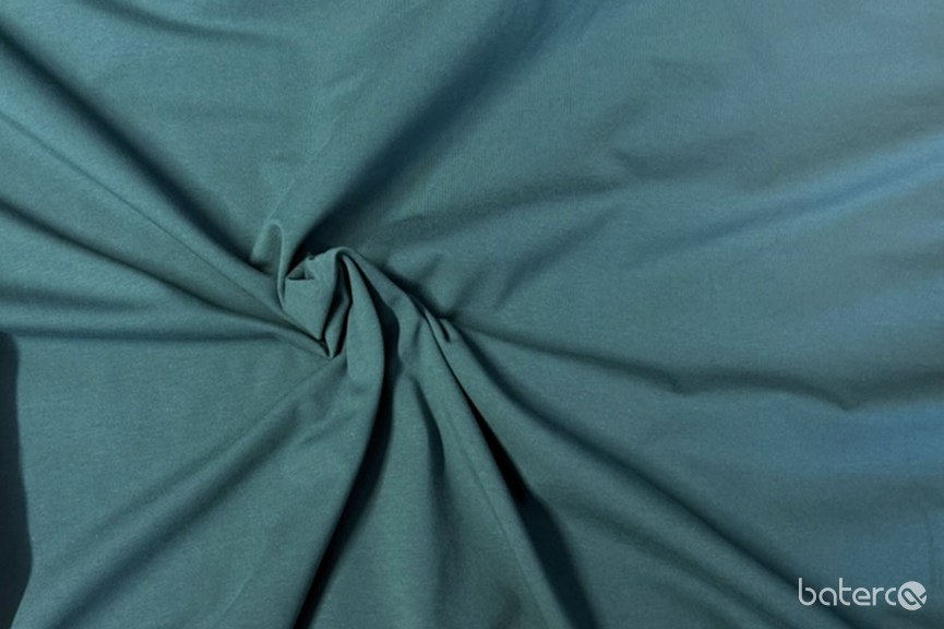 #2UJ Lahvově zelený úplet /95% bavlna, 5% elastan/