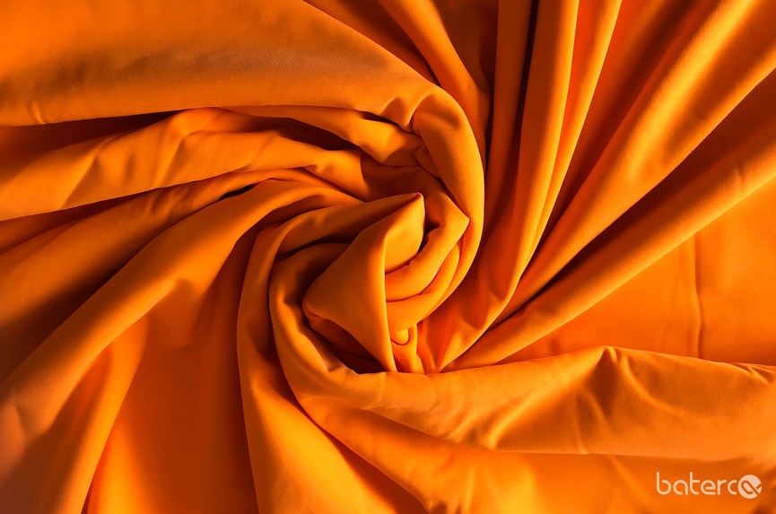 #8PJ NEON oranžová /80% PAD, 20% elastan/ vhodná k neon zipu