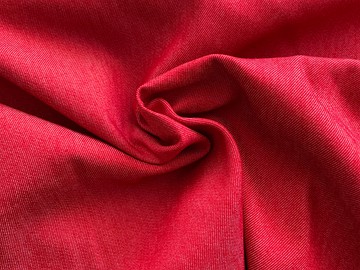 #53 Červená džínovina /48% bavlna, 48% polyester, 4% spandex/