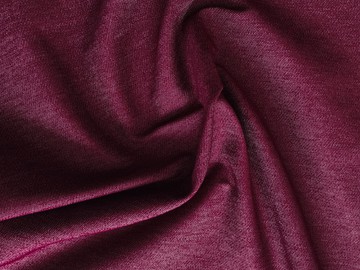 #512 Tmavě vínová džínovina /65% bavlna, 33% polyester, 2% elastan/