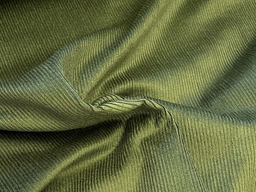 #D225 Khaki manšestr - velmit pružný a měkký /97% bavlna, 3% elastan/