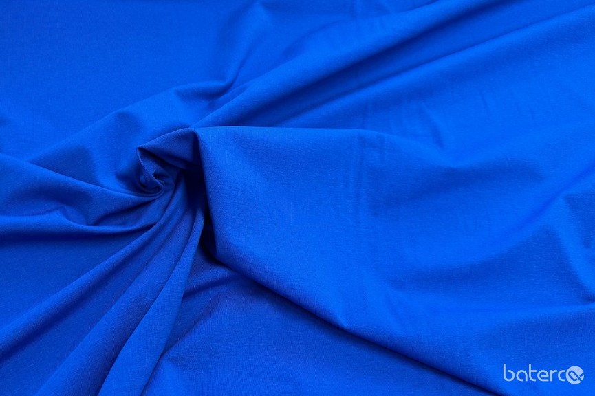 #52N Královsky modrý úplet /92% bavlna, 8% elastan/
