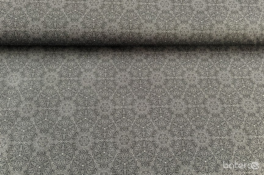 #3PV Černo-bílý vzor /92% Polyester, 8% Elastan/300g