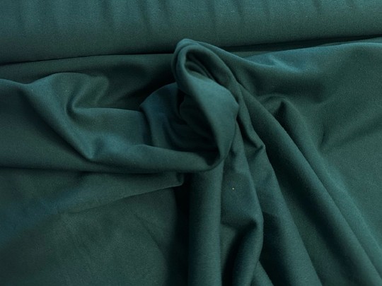 #58NN Tmavě zelený úplet /92% bavlna, 8% elastan/