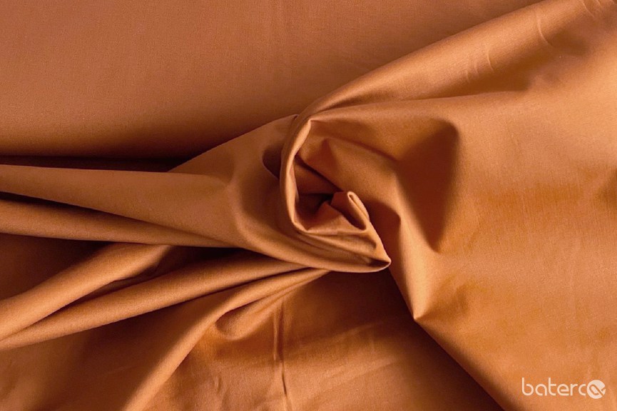 #5 Kepr strečový, barva terakota /98% bavlna, 2% elastan/