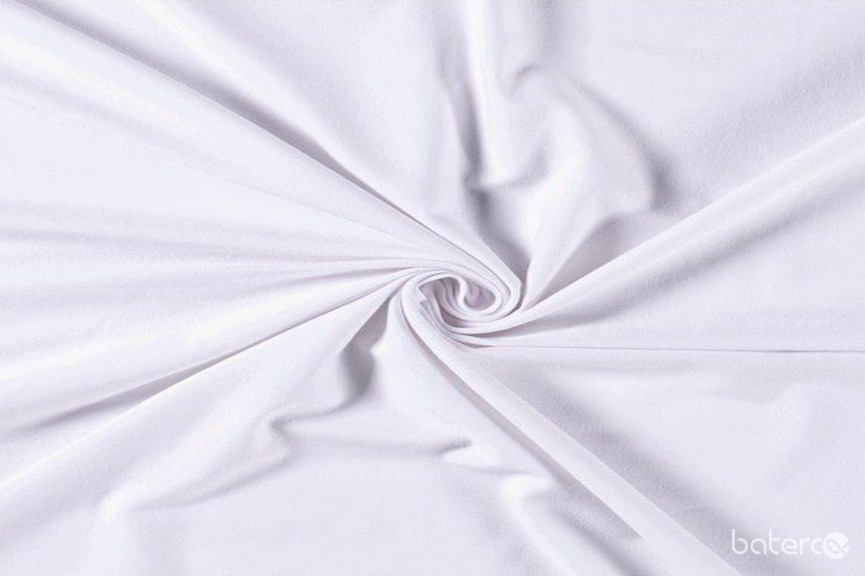 #11MT Bílý úplet /95% bavlna, 5% elastan/
