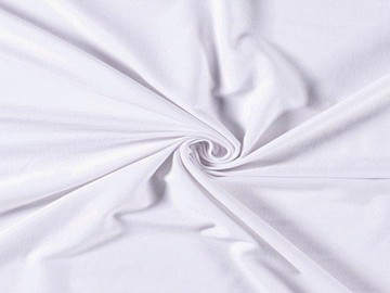 #11MT Bílý úplet /95% bavlna, 5% elastan/