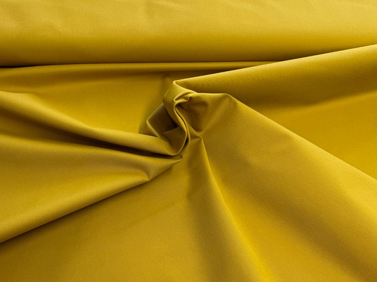 #J60 Okrový elastický kepr 200g/m2 /98% bavlna, 2% elastan /