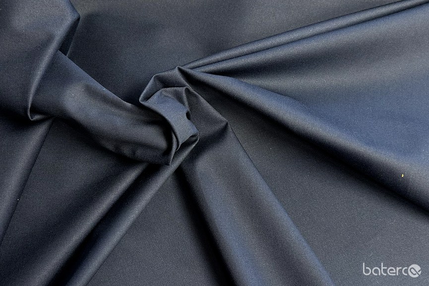 #L26 Bavlněné elastické plátno v barvě Navy Blue  /95% bavlna, 5% elastan/