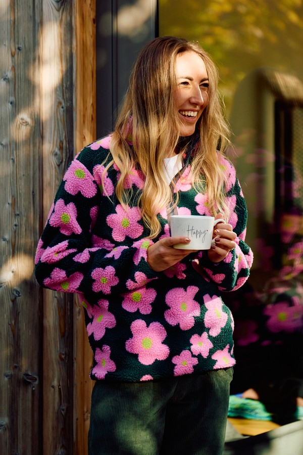 Dámská mikina Flowers Exlusive skladem